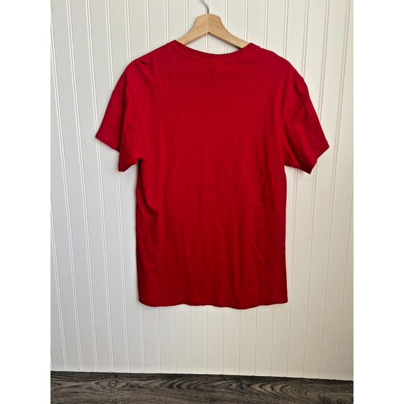 Gangster Rowdy Girl T-shirt Vintage Men's Medium Red Tattoo The Good Die Young - Picture 4 of 4